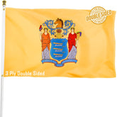 XIFAN bandera frontal empaquetada mostrando colores vivos y durabilidad