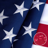 XIFAN bandera frontal 4x6 ft mostrando colores vivos y durabilidad