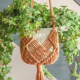XINBOR colgador frontal paquete mostrando diseño boho y practicidad
