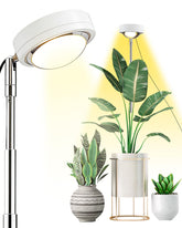 yadoker vista frontal de la lámpara de cultivo, cubre varias plantas