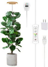 yadoker vista frontal de la lámpara para cultivo con control fácil