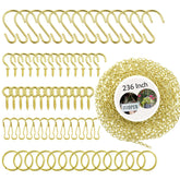 YINGFENG cadena frontal del paquete mostrando kit completo y facilidad