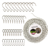 YINGFENG kit empaquetado con cadena y ganchos listo para instalar, solución completa