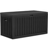YITAHOME cofre frontal mostrando capacidad y acabado madera