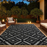 YONILE alfombra exterior frontal vista completa, aporta comodidad al patio