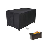 Youlvy funda frontal montada protegiendo mesa fire pit contra lluvia
