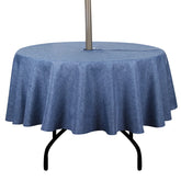 youngseahome vista frontal del mantel denim azul, elegante y protectivo