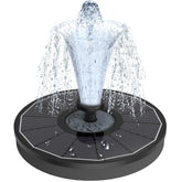Yzert vista frontal de la fuente en forma de flor, añade elegancia