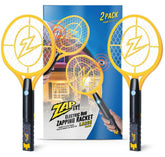ZAP IT! vista frontal del empaque y raqueta, beneficio: potencia visible