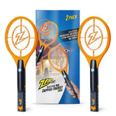 ZAP IT! raqueta frontal mostrando diseño naranja y comodidad