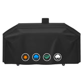 ZBXFCSH vista frontal de la funda protegiendo parrilla, resistencia y ajuste