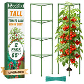 ZeeDix jaula frontal paquete 2 soporte estable para tomates