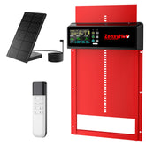 ZenxyHoC vista frontal de la puerta roja mostrando diseño robusto y protección