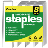 Zevlux paquete frontal mostrando 50 grapas, almacenamiento ordenado y acceso rápido