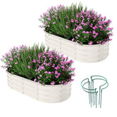 ZFHgarden jardinera frontal blanca mostrando acabado elegante y duradero