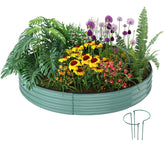 ZFHgarden jardinera frontal galvanizada mostrando capacidad y diseño resistente