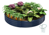 ZFHgarden maceta redonda frontal mostrando su forma y capacidad