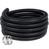 ZY-hosetube vista frontal del rollo negro, ideal para estanques