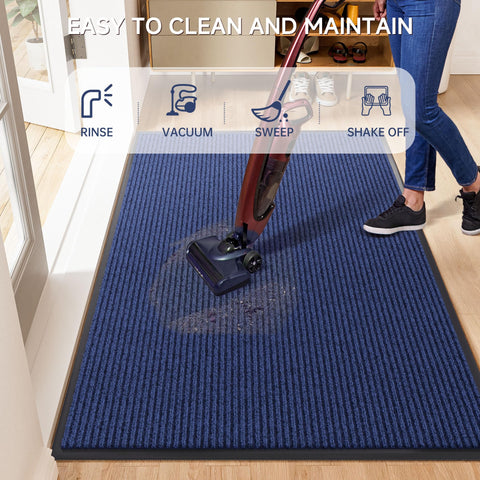 100pointONE felpudo en día lluvioso mostrando capacidad de absorción