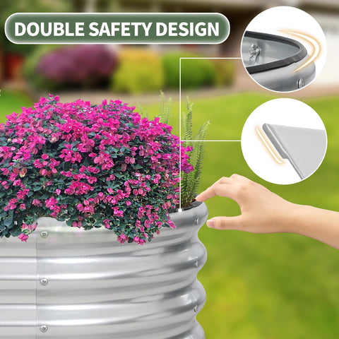 1MORE jardinera en uso con verduras creciendo, optimiza espacio de cultivo