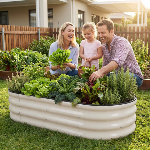 1MORE jardinera en jardín ambiente estético y funcional