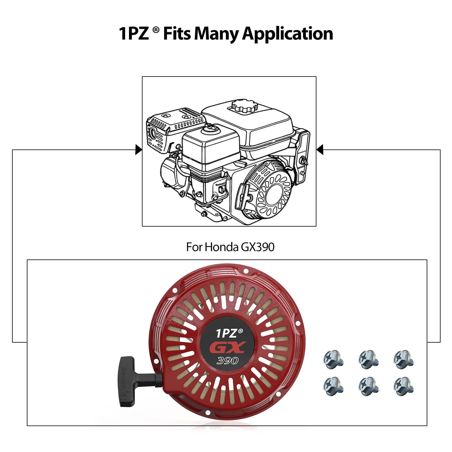 1PZ instalado en generador en uso demostrando funcionamiento seguro