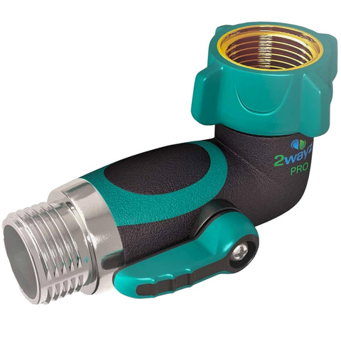 2WAYZ codo 90° frontal mostrando diseño compacto y montaje fácil