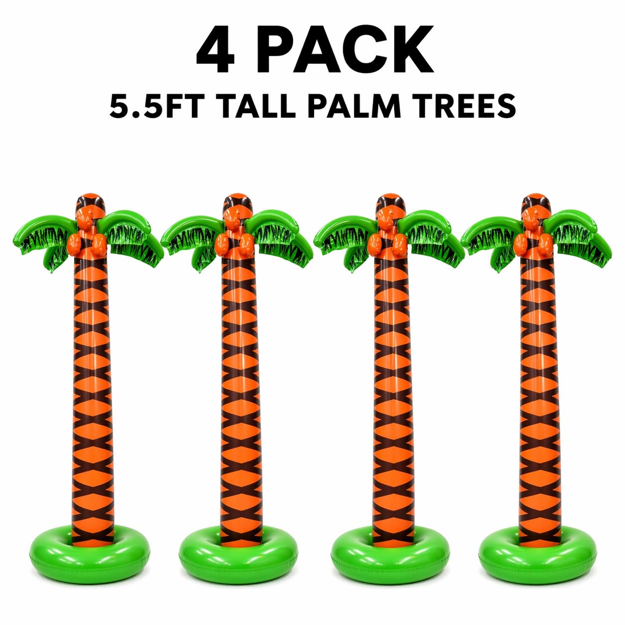 4E's Novelty detalle de hojas de palmera inflable textura resistente y realista
