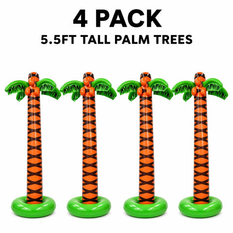 4E's Novelty detalle de hojas de palmera inflable textura resistente y realista