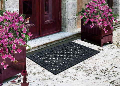 A1 HOME COLLECTIONS felpudo junto a puerta para comparar escala