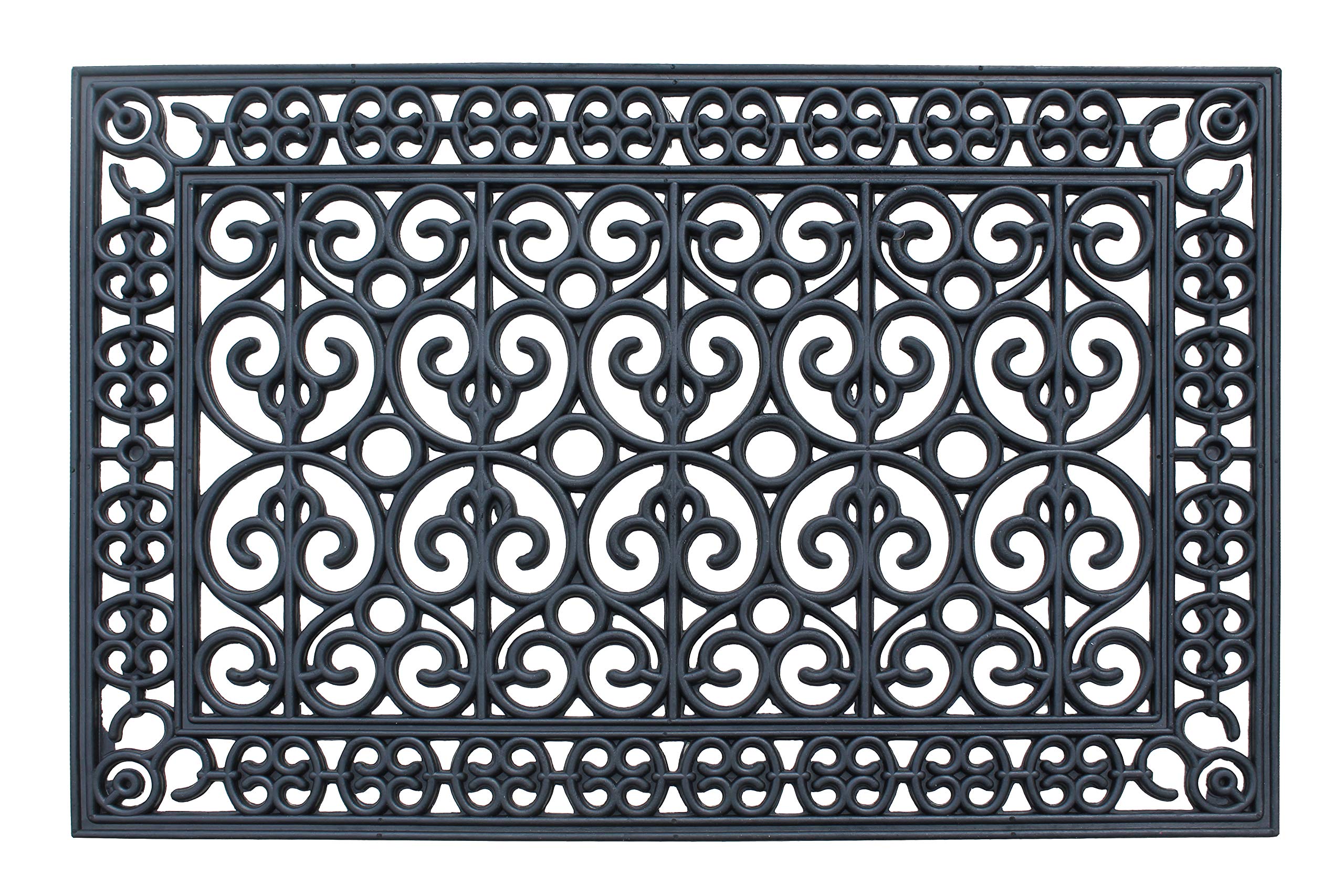 A1 HOME COLLECTIONS felpudo frontal mostrando tamaño y resistencia