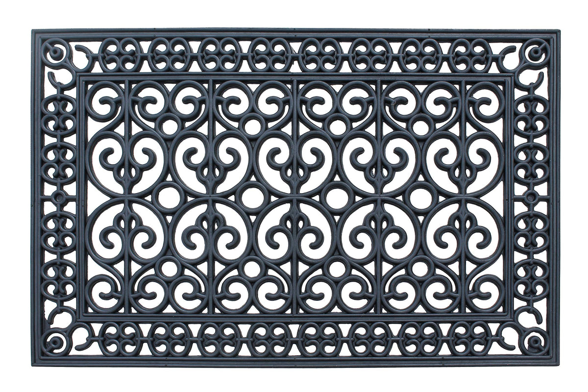 A1 HOME COLLECTIONS felpudo frontal mostrando tamaño y resistencia