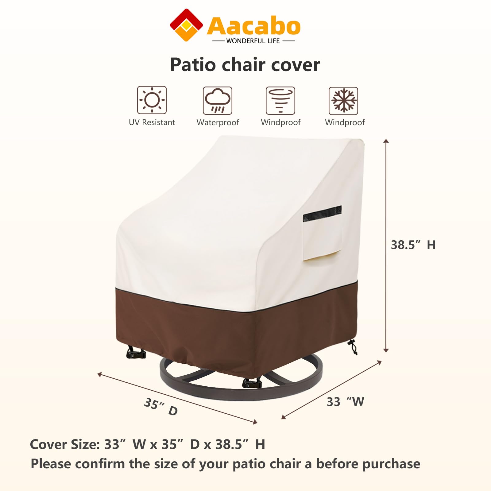 Aacabo tejido 600D primer plano resistente e impermeable