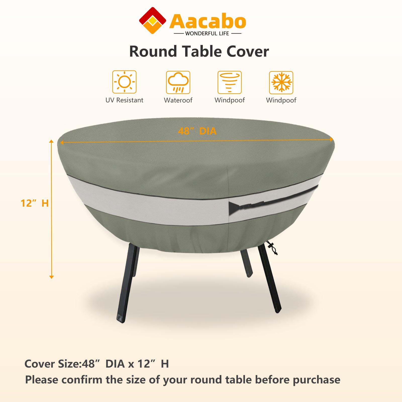 Aacabo textura 420D resistente mostrando durabilidad y impermeabilidad