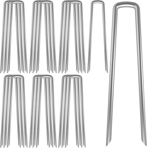 AAGUT pack frontal mostrando las 25 clavijas galvanizadas para sujeción duradera