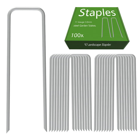 AAGUT paquete frontal de 100 grapas galvanizadas, resistencia exterior