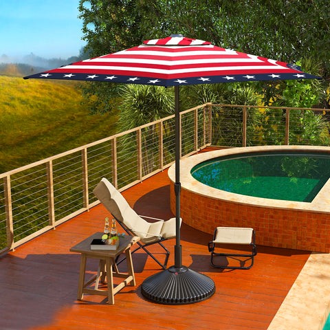 Abba Patio comparación de tamaño junto a sillones para ver escala real