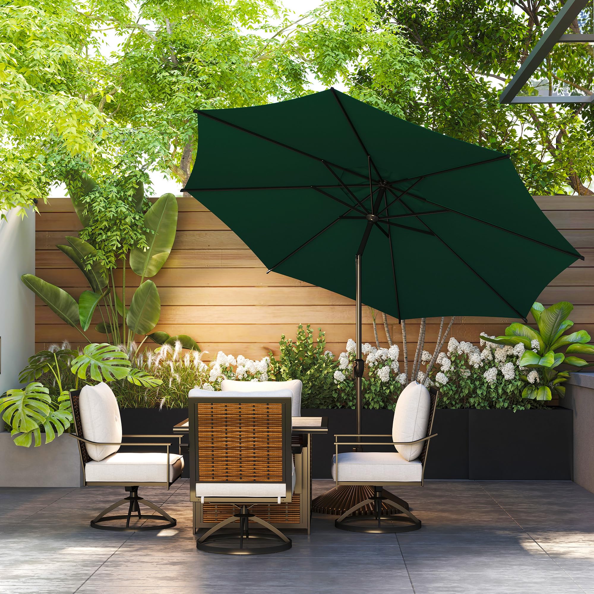 Abba Patio primer plano de la tela resistente y repelente al agua