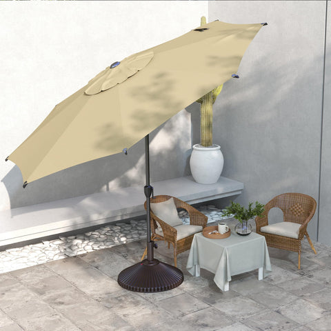 Abba Patio textura de la tela repelente y protección solar UPF