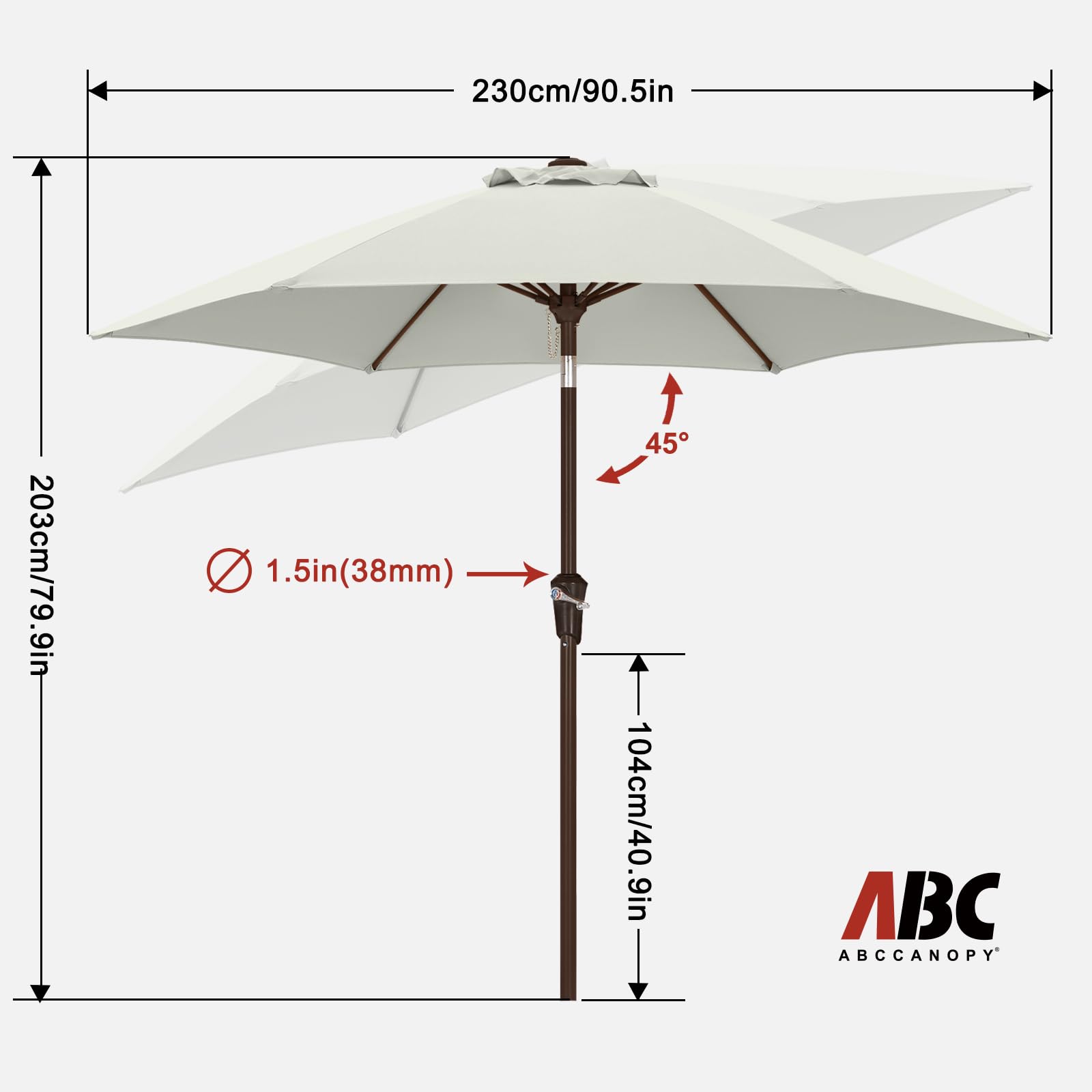 ABCCANOPY en jardín creando sombra confortable y estética