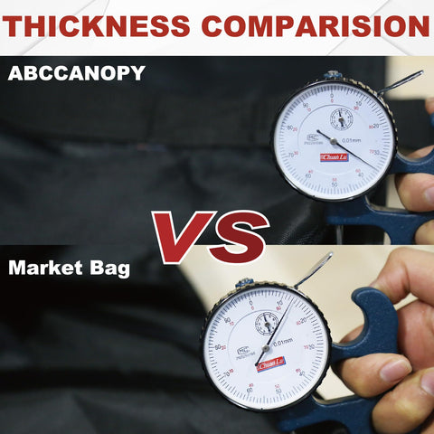 ABCCANOPY bolsas rellenas de grava estabilizando un gazebo en césped