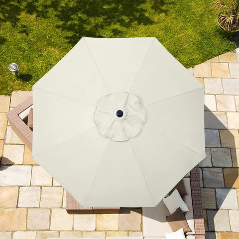 ABCCANOPY comparación de tamaño con regla confirmando ajuste para varillas 56"–58"