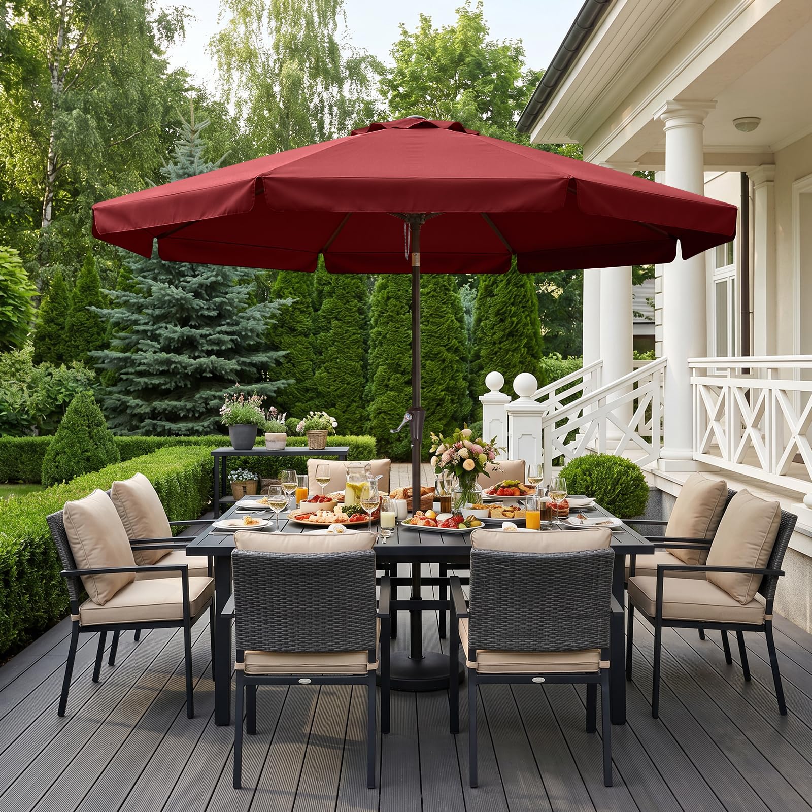 ABCCANOPY close-up de costillas de fibra de vidrio resistente y flexible