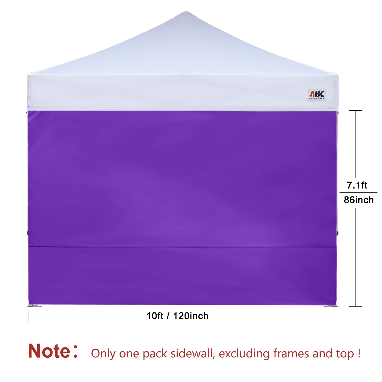 ABCCANOPY primer plano de textura poliéster 300D que demuestra durabilidad
