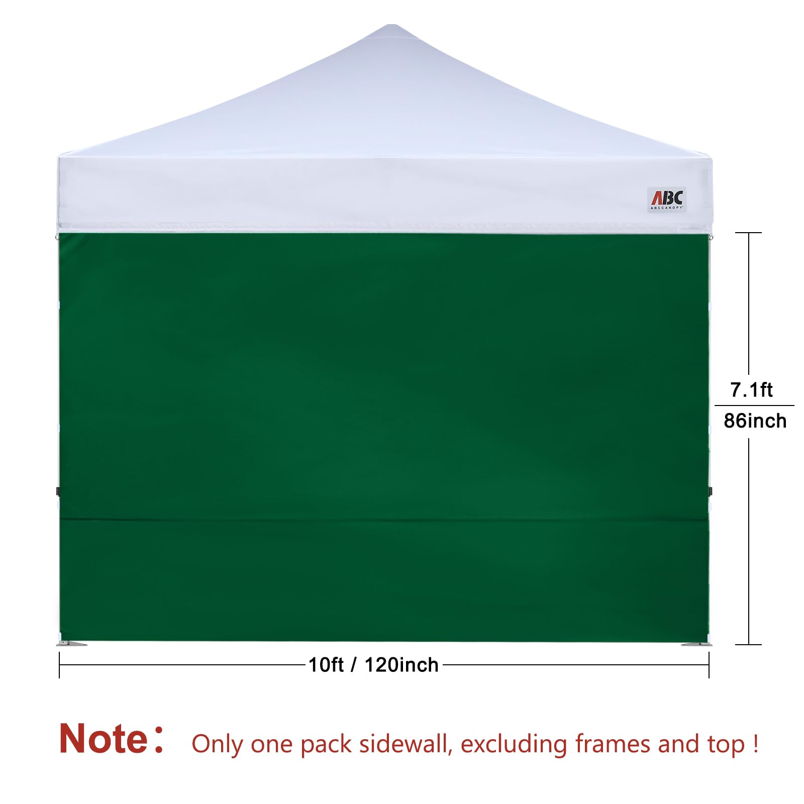 ABCCANOPY primer plano del tejido 300D con revestimiento PU, impermeabilidad visible