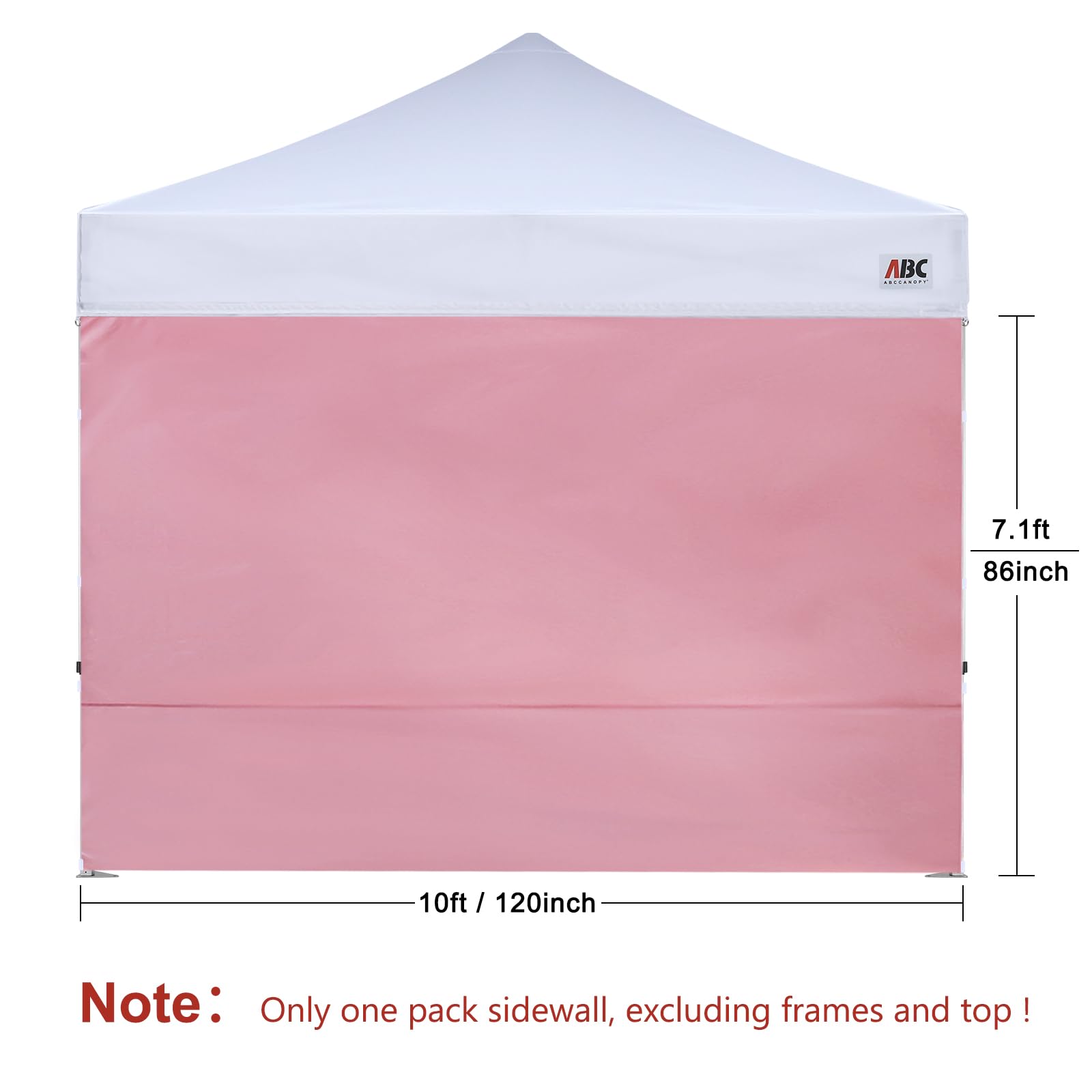 ABCCANOPY detalle de textura de poliéster resistente e impermeable