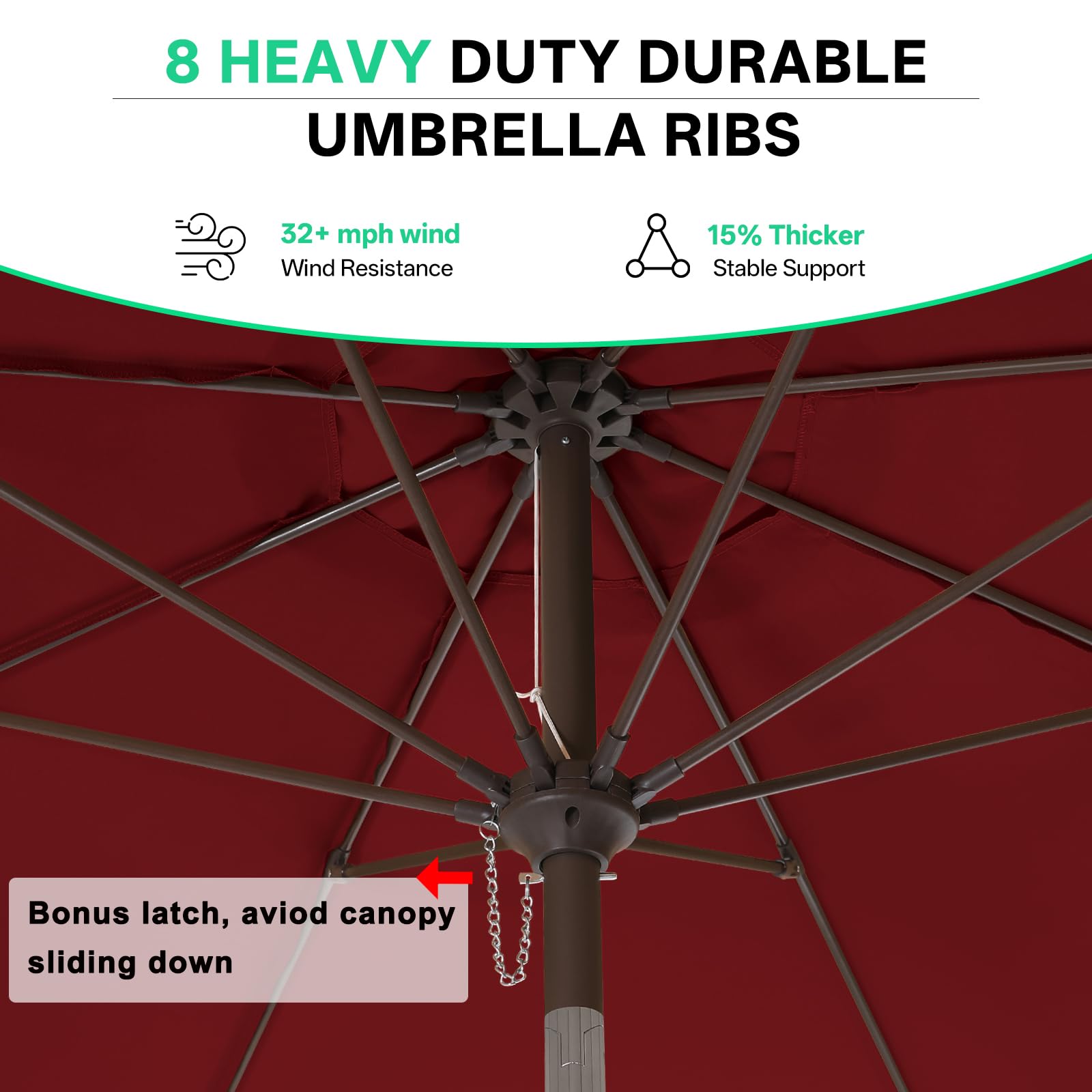 ABCCANOPY comparación con mesa y sillas para visualizar tamaño y cobertura