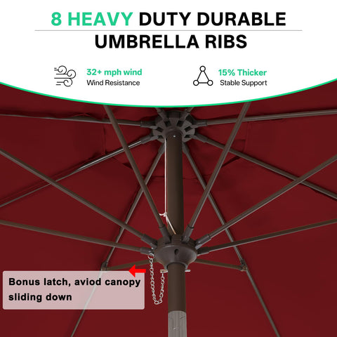 ABCCANOPY comparación con mesa y sillas para visualizar tamaño y cobertura