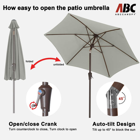 ABCCANOPY etiqueta con información de materiales y garantía visible