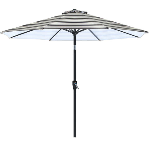 ABCCANOPY frente de la sombrilla mostrando diseño y protección UV